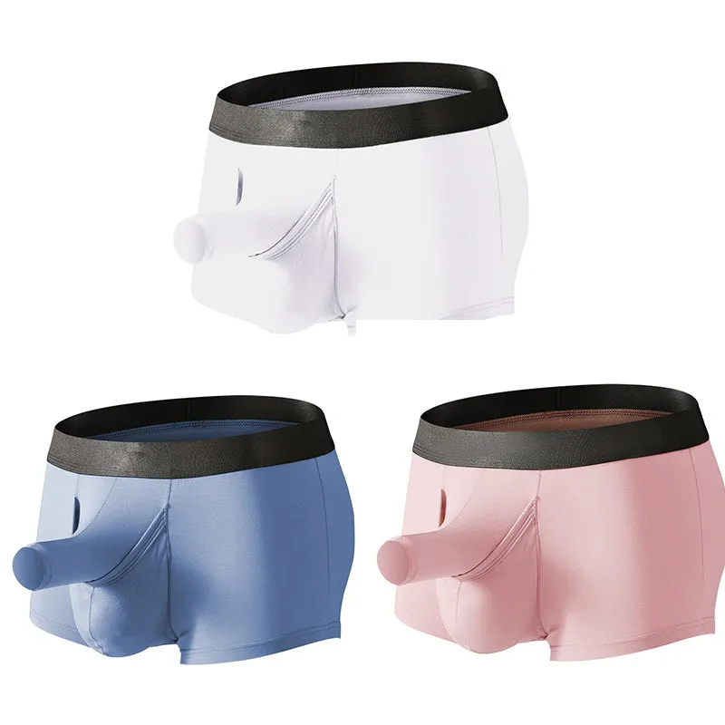 3 Pack Micro Modal Men's Breathable Sperate Pounch Underwear