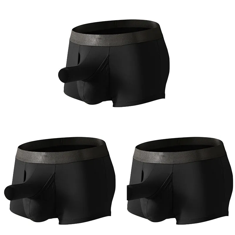 3 Pack Micro Modal Men's Breathable Sperate Pounch Underwear