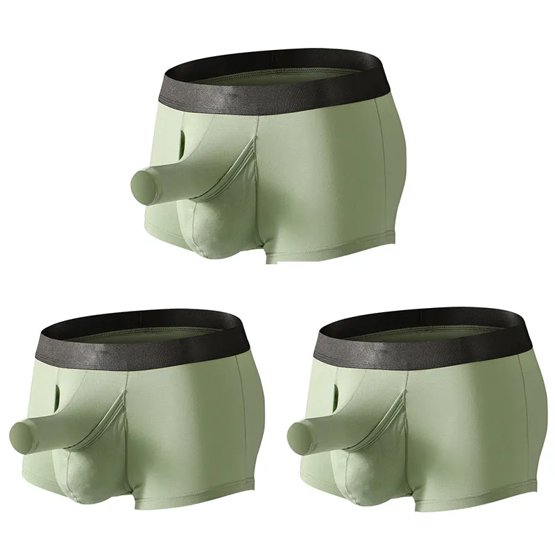 3 Pack Micro Modal Men's Breathable Sperate Pounch Underwear
