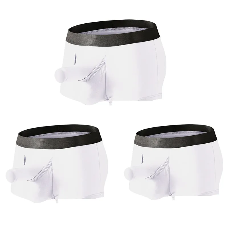 3 Pack Micro Modal Men's Breathable Sperate Pounch Underwear