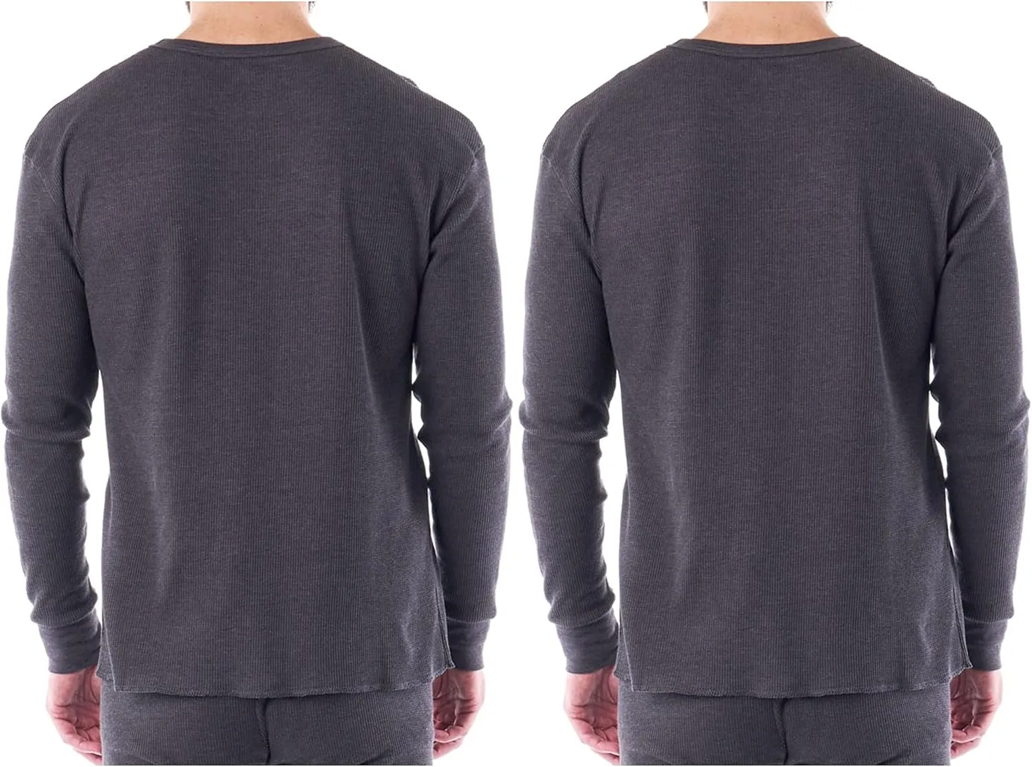Alpine Swiss Mens Thermal Long Sleeve Top Underwear Crew Neck Shirt Waffle Knit Henley Base Layer