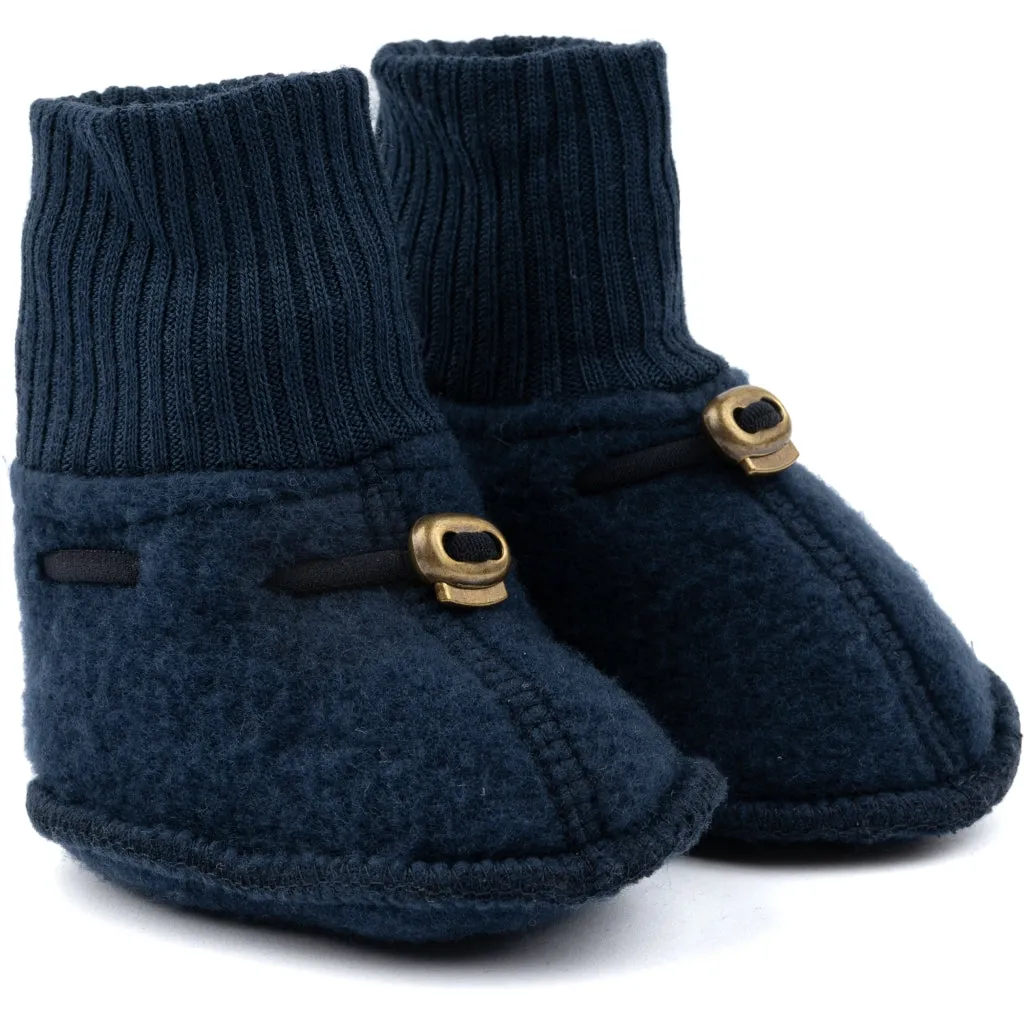 Baby Wool Footies - Blue Nights
