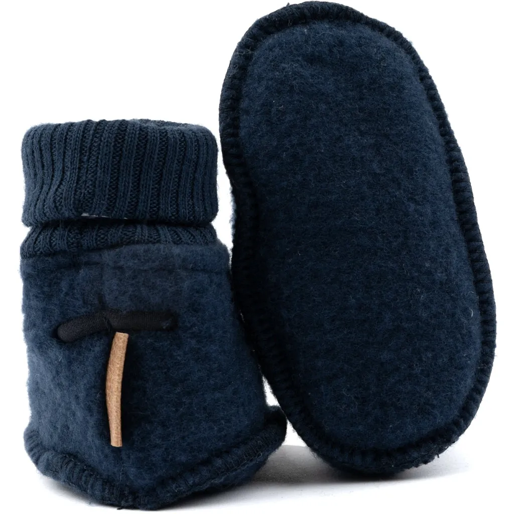 Baby Wool Footies - Blue Nights