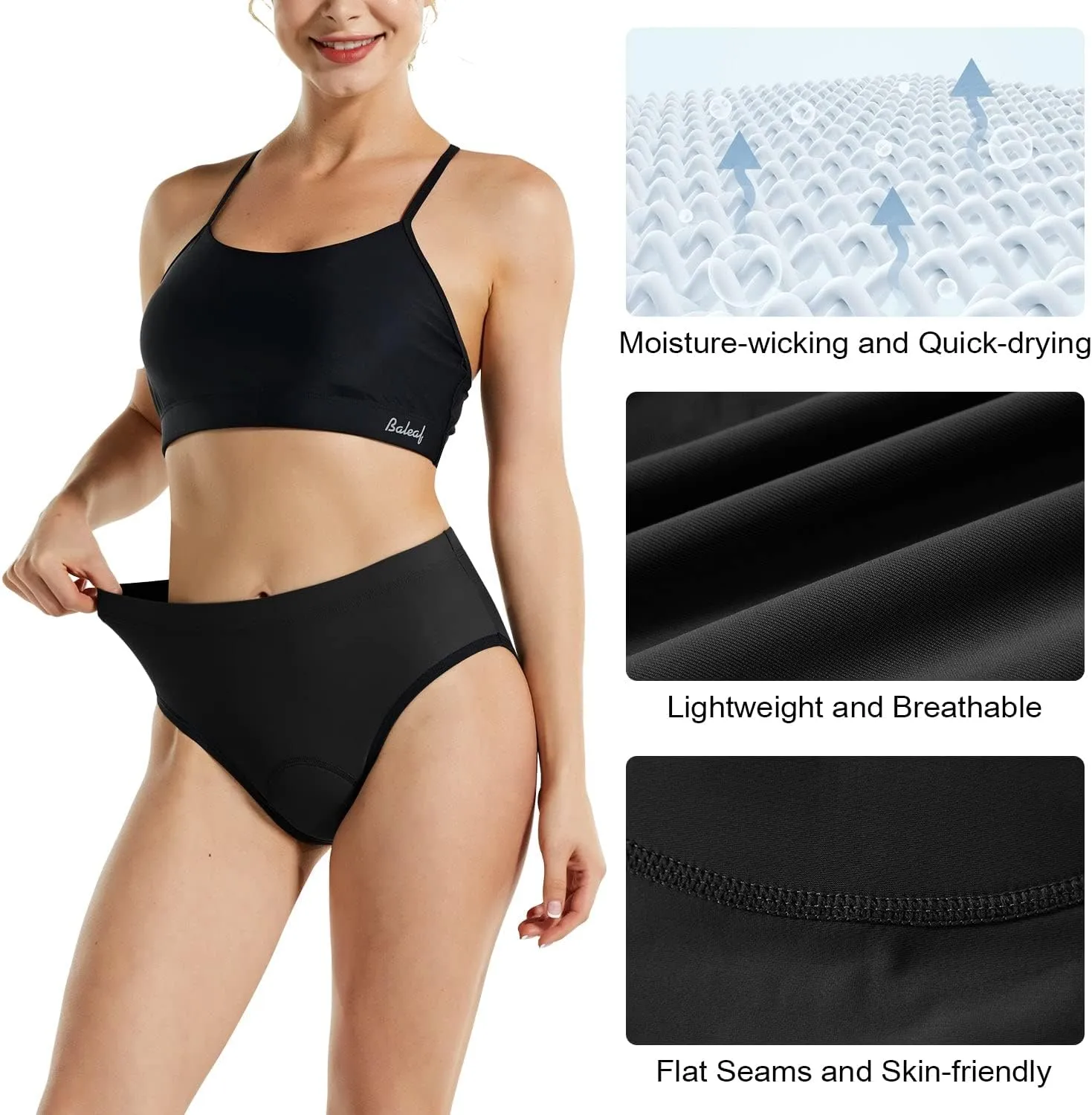 baleaf Women's Cycling Underwear Padded Bike Shorts Padding Spin Biker Briefs Biking Gear