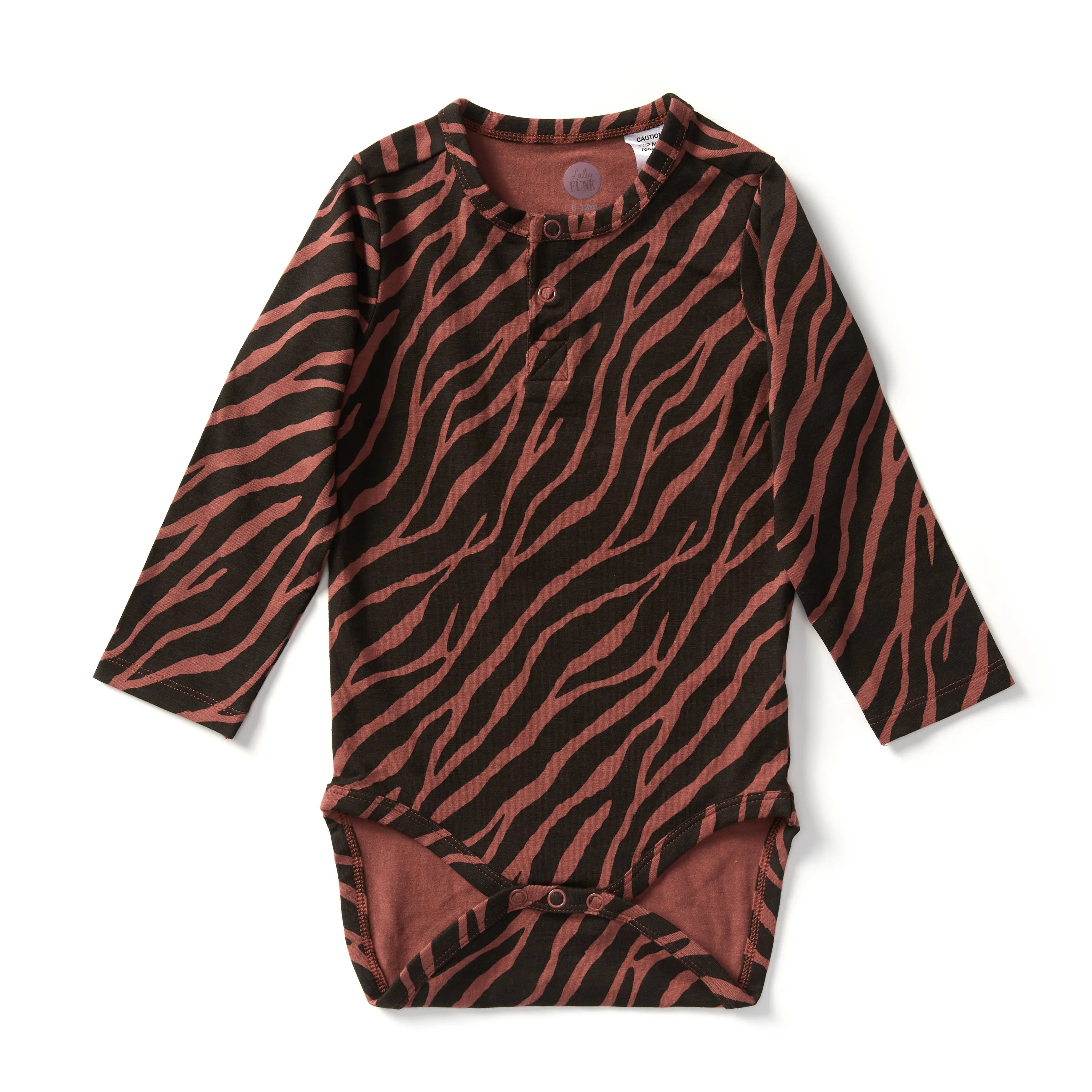 Bamboo & Organic Cotton Baby Bodysuit - Animalia