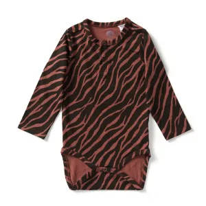 Bamboo & Organic Cotton Baby Bodysuit - Animalia