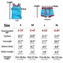 Blue Solid Undershirts & Boxers Set