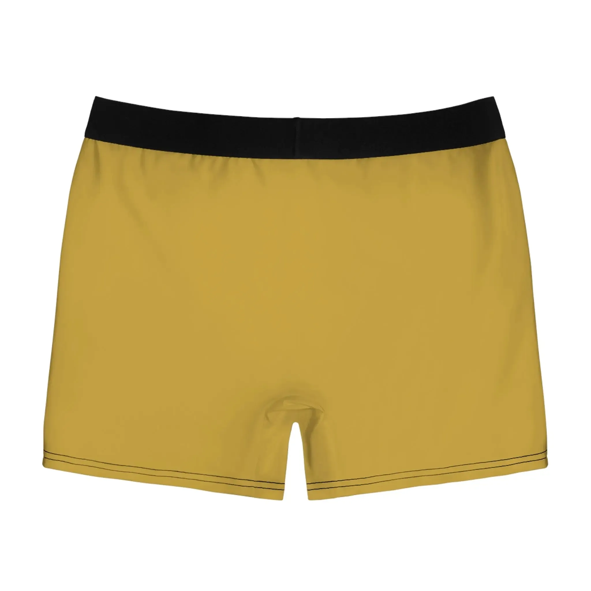 Boxer Men Briefs Skulls Mustard Yellow