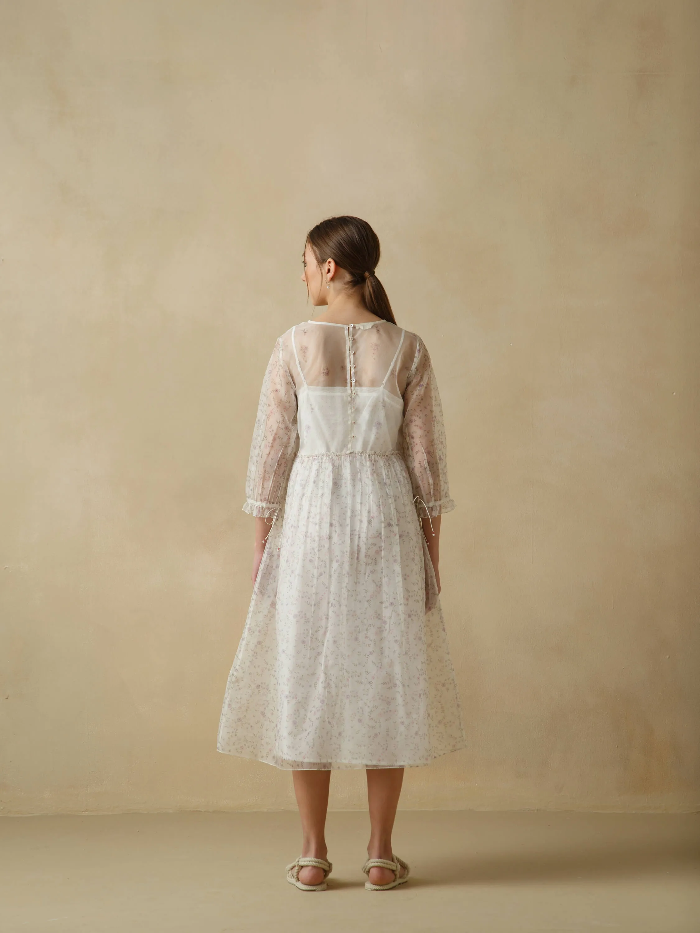 Butterfly Bush Organza Dress