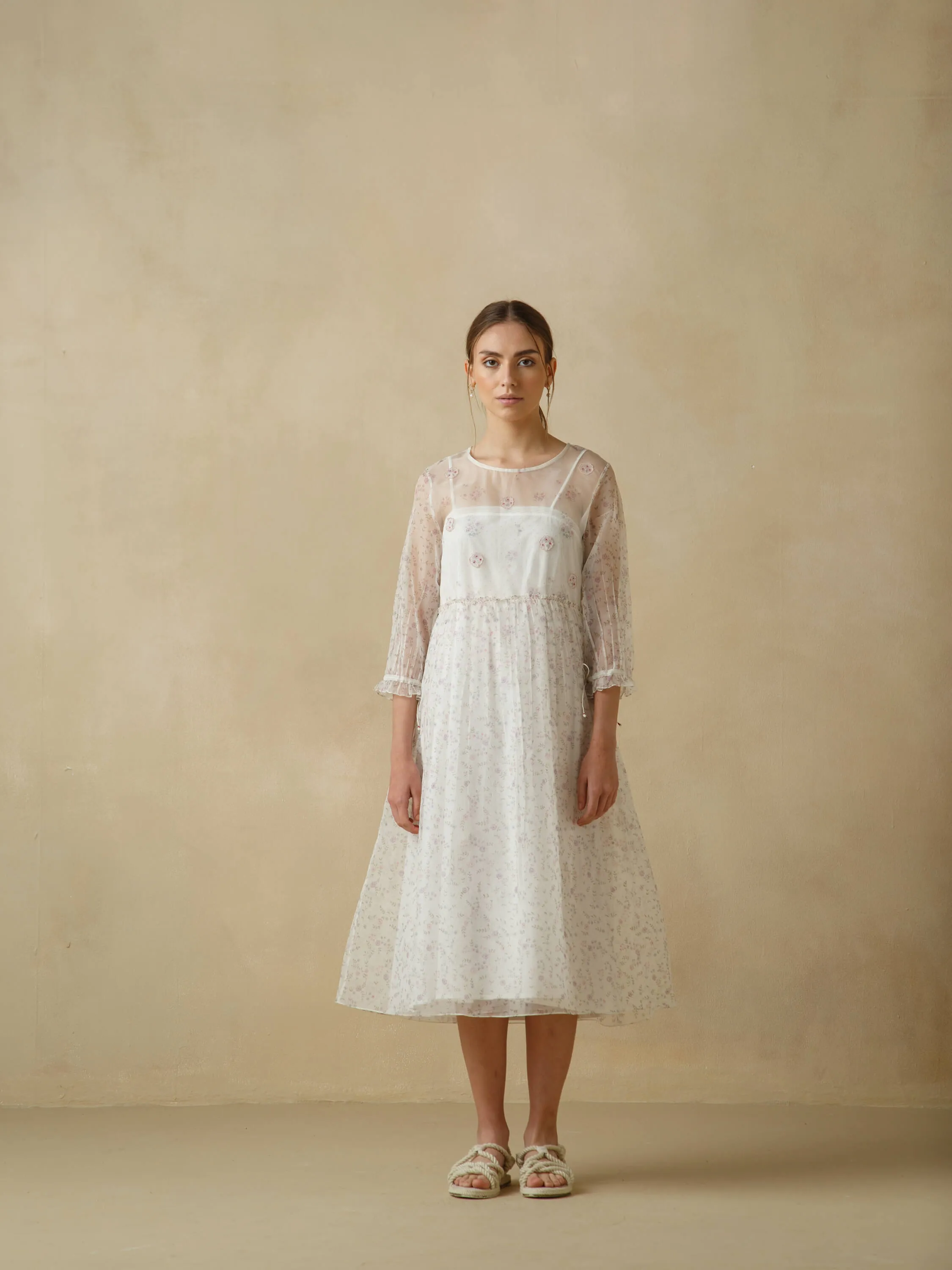 Butterfly Bush Organza Dress