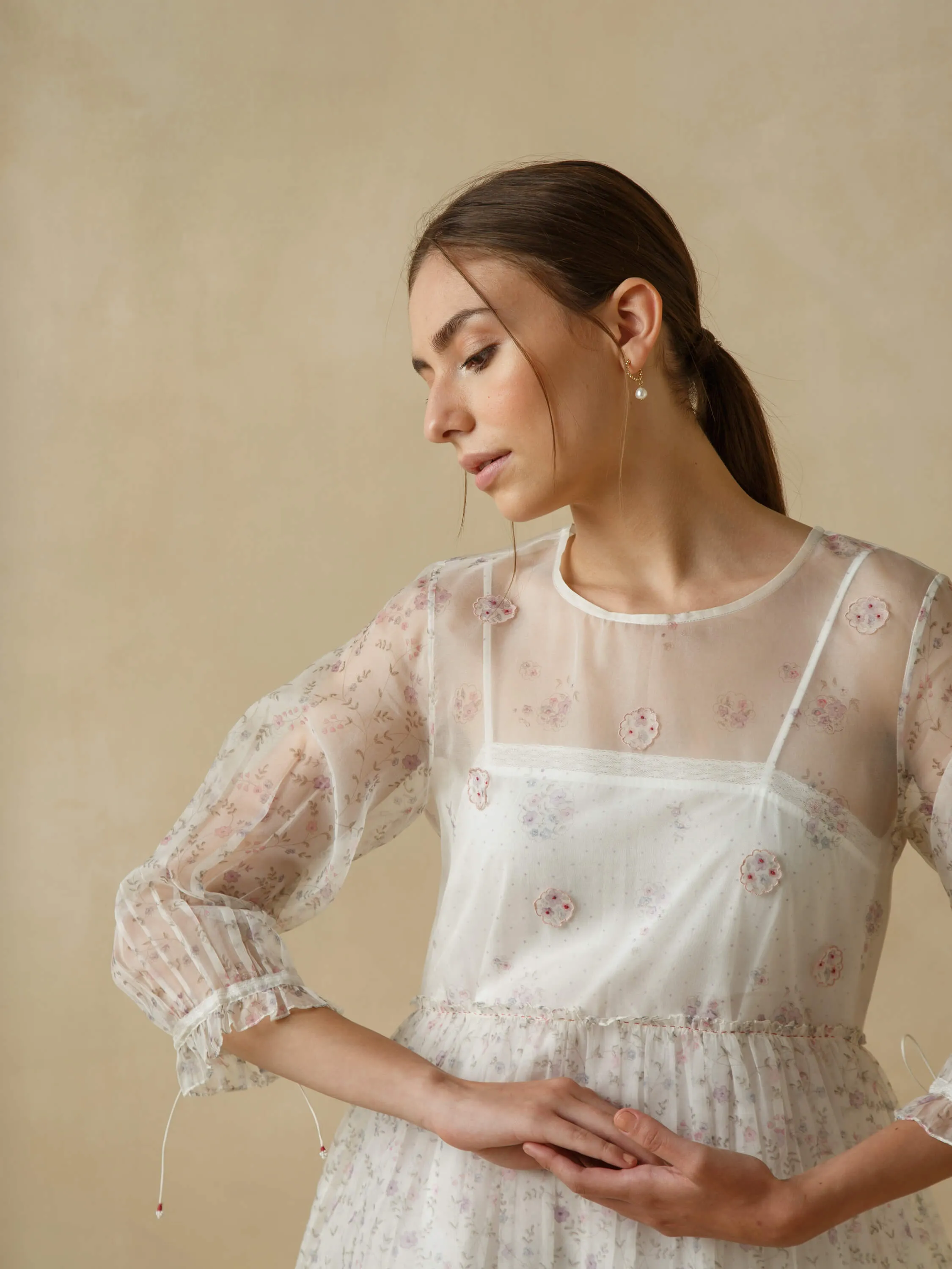 Butterfly Bush Organza Dress