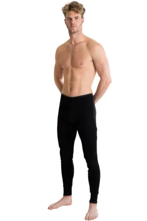 BUY ONE GIVE ONE:  RP Collections® Mens Extra Warm British Made Commando Black Thermal Underwear Long John