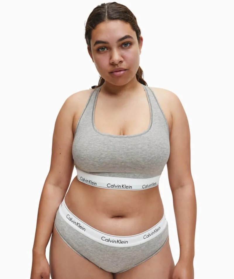 Calvin Klein Modern Cotton Plus Hipster Brief - Grey Heather