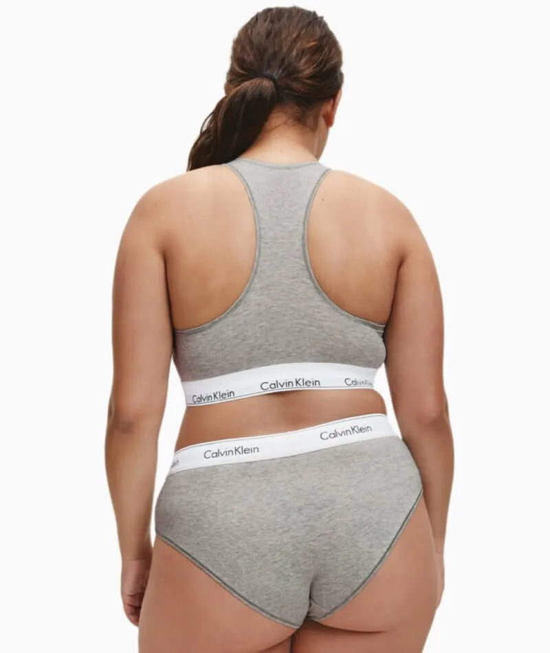 Calvin Klein Modern Cotton Plus Hipster Brief - Grey Heather