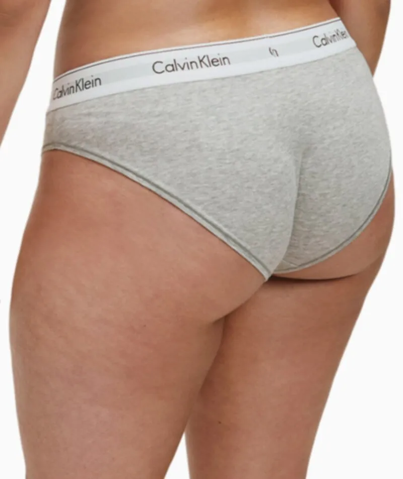 Calvin Klein Modern Cotton Plus Hipster Brief - Grey Heather