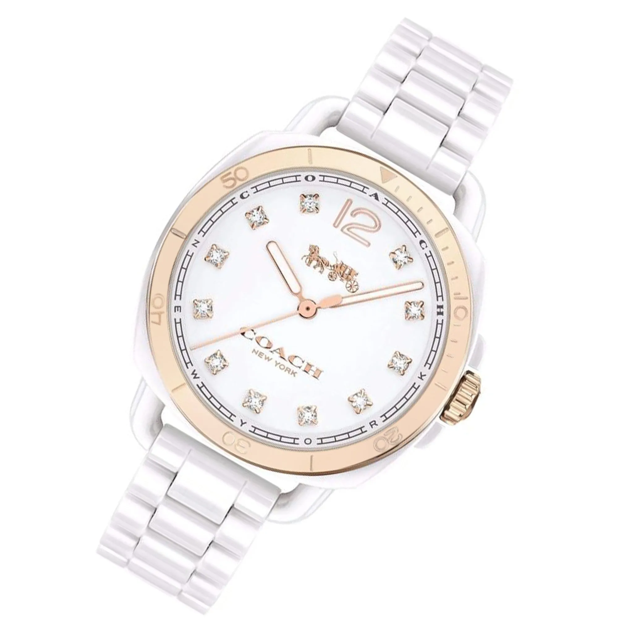 Coach Tatum Ceramic Ladies Watch - 14502752