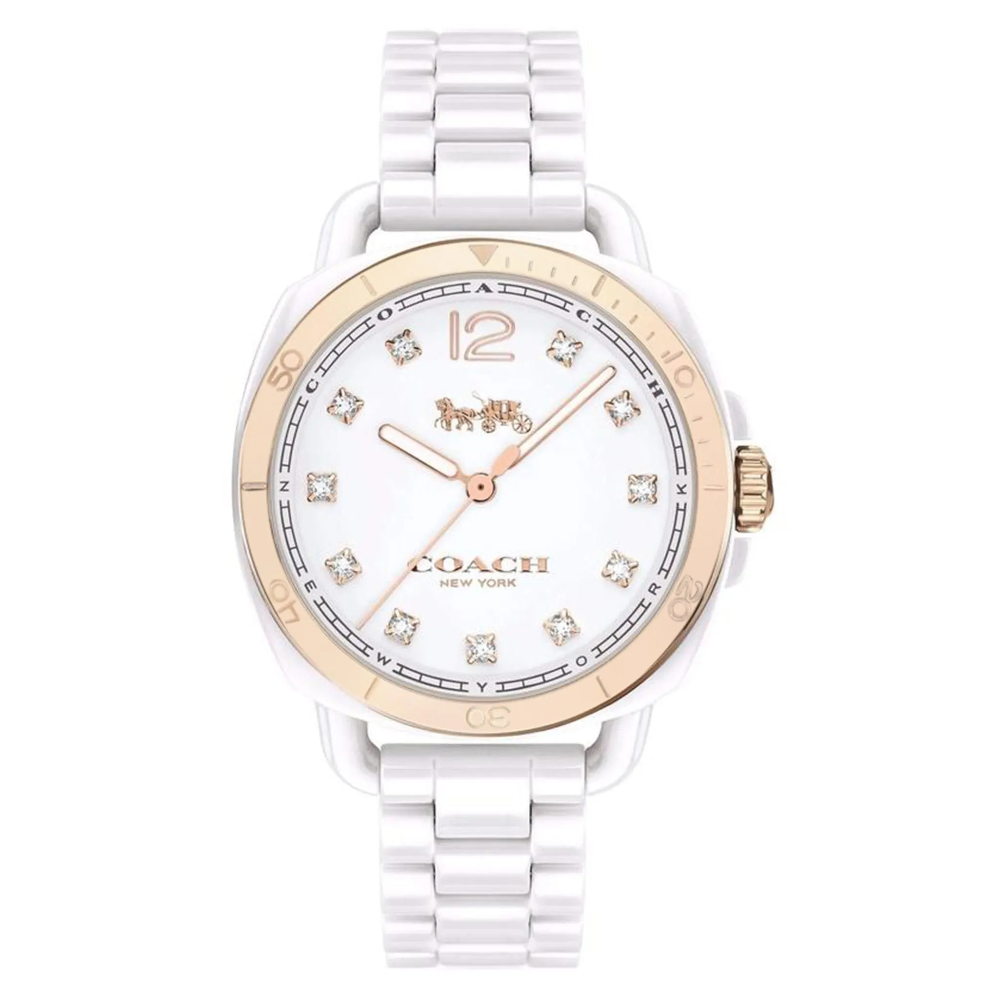 Coach Tatum Ceramic Ladies Watch - 14502752