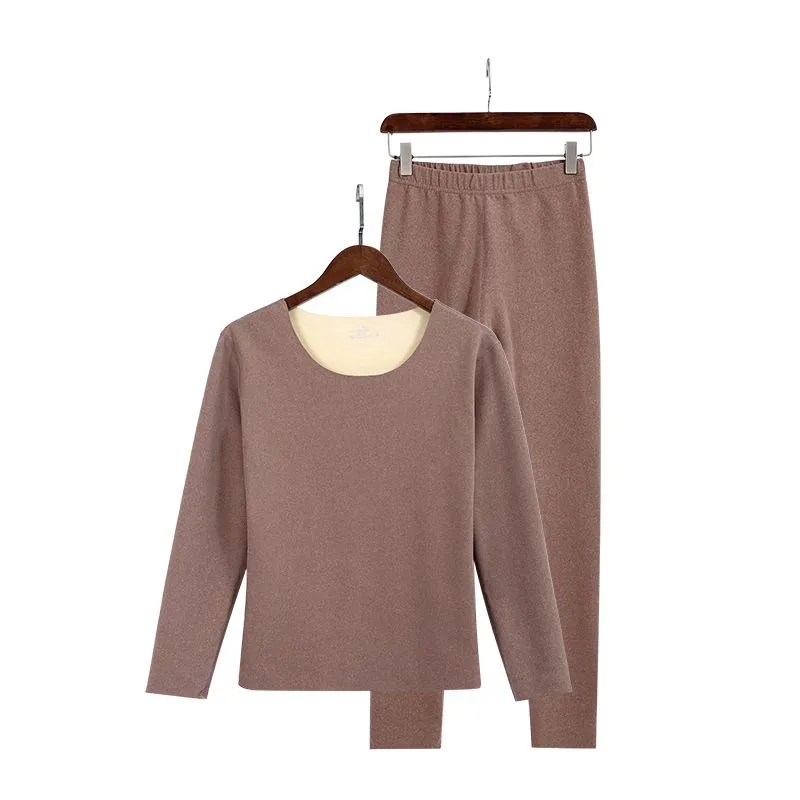 Comfybear™Double-sided Brushed Thermal Underwear Long Sleeve Set