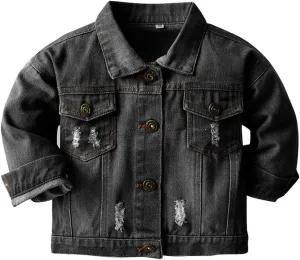 Cromoncent Classic Denim Jacket for Boys Girls