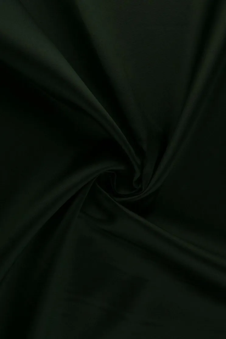 Deep Forest Silk Wool Fabric