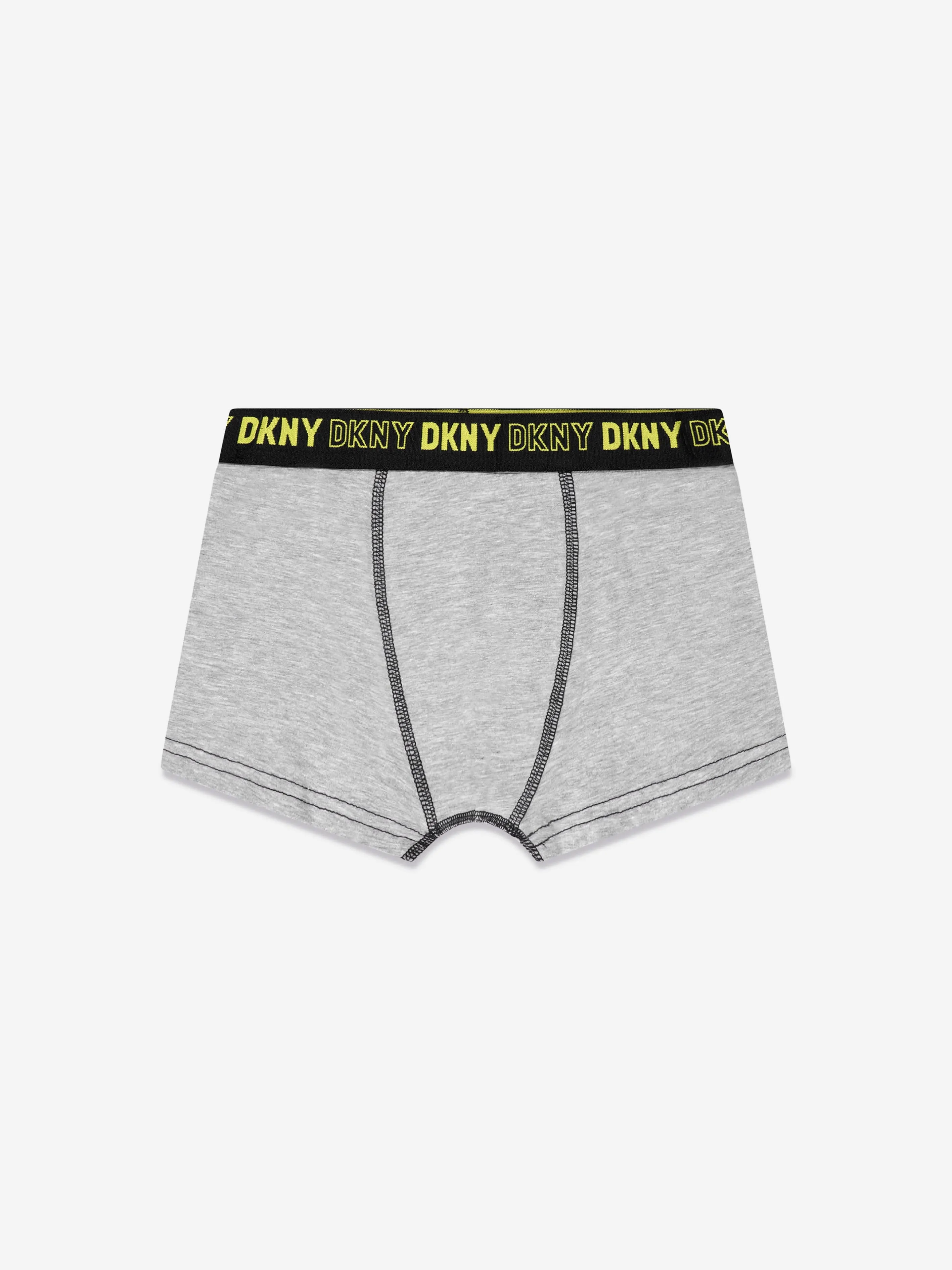 DKNY Boys 3 Pack Boxer Shorts Set in Green