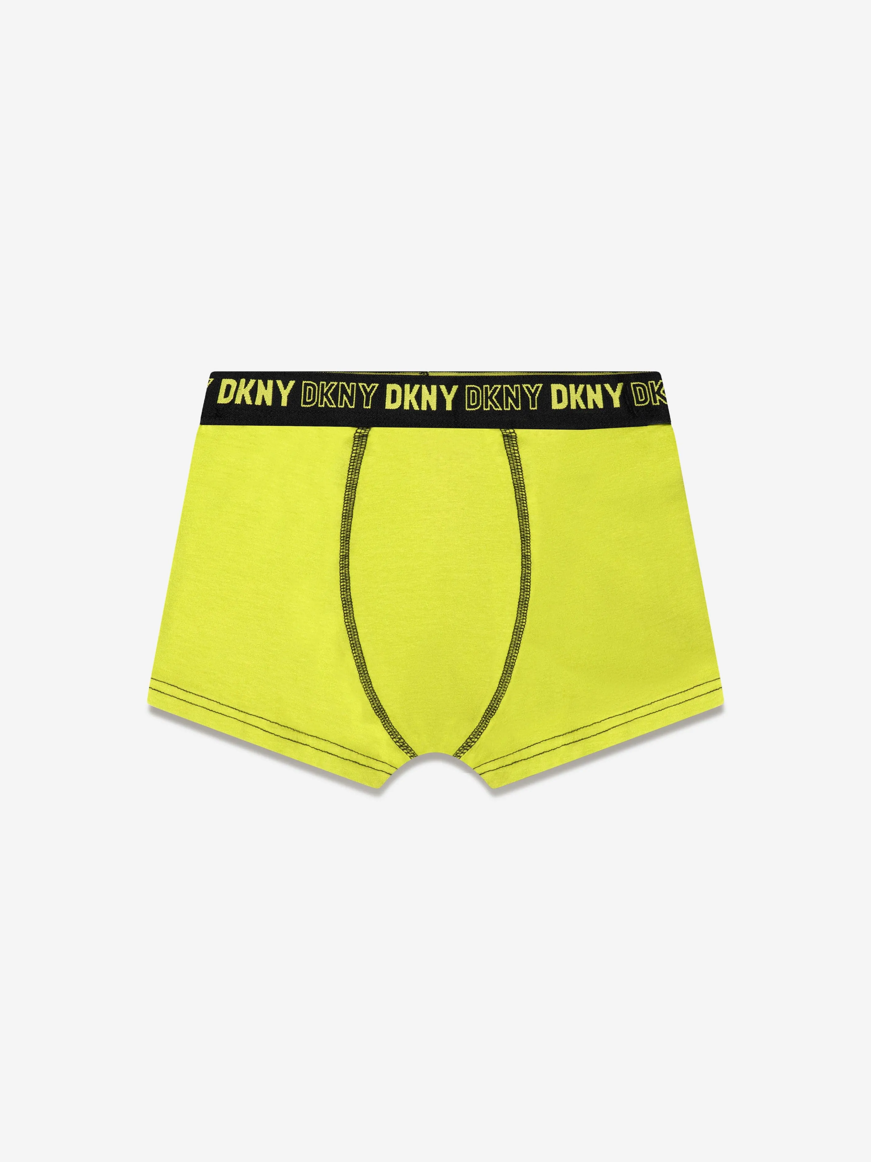 DKNY Boys 3 Pack Boxer Shorts Set in Green