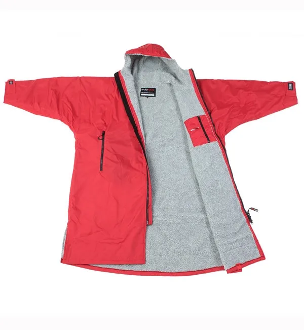 Dryrobe Advance Long Sleeve Medium - Red Grey