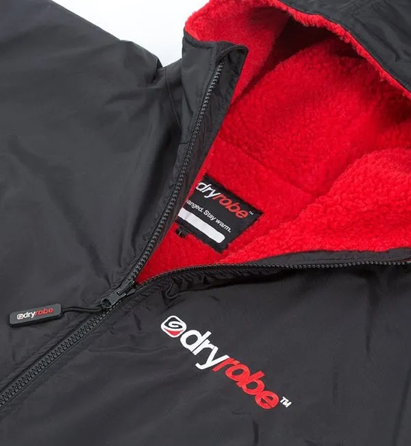 Dryrobe Advance Shortsleeve Medium - Black Red