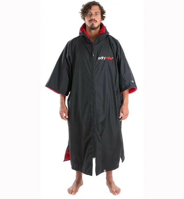 Dryrobe Advance Shortsleeve Medium - Black Red