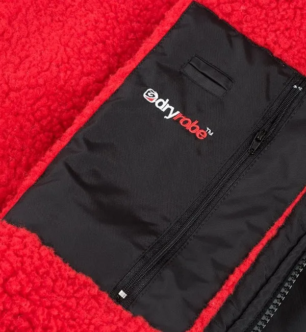 Dryrobe Advance Shortsleeve Medium - Black Red