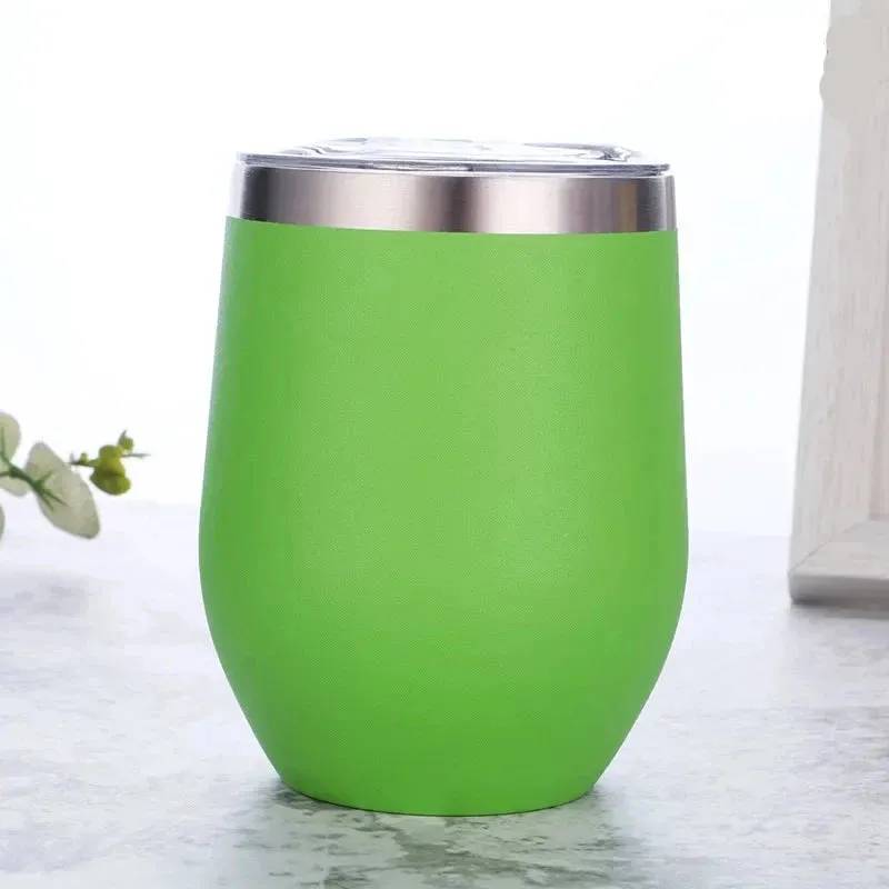 Eggshell Wine Glass Stainless Steel Thermos Bottle