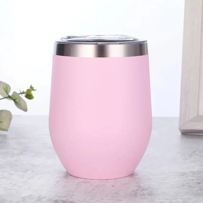 Eggshell Wine Glass Stainless Steel Thermos Bottle