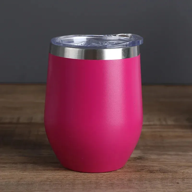 Eggshell Wine Glass Stainless Steel Thermos Bottle