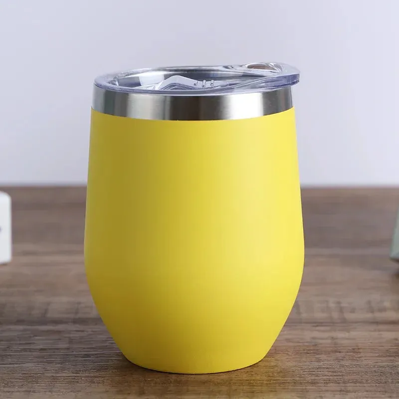 Eggshell Wine Glass Stainless Steel Thermos Bottle
