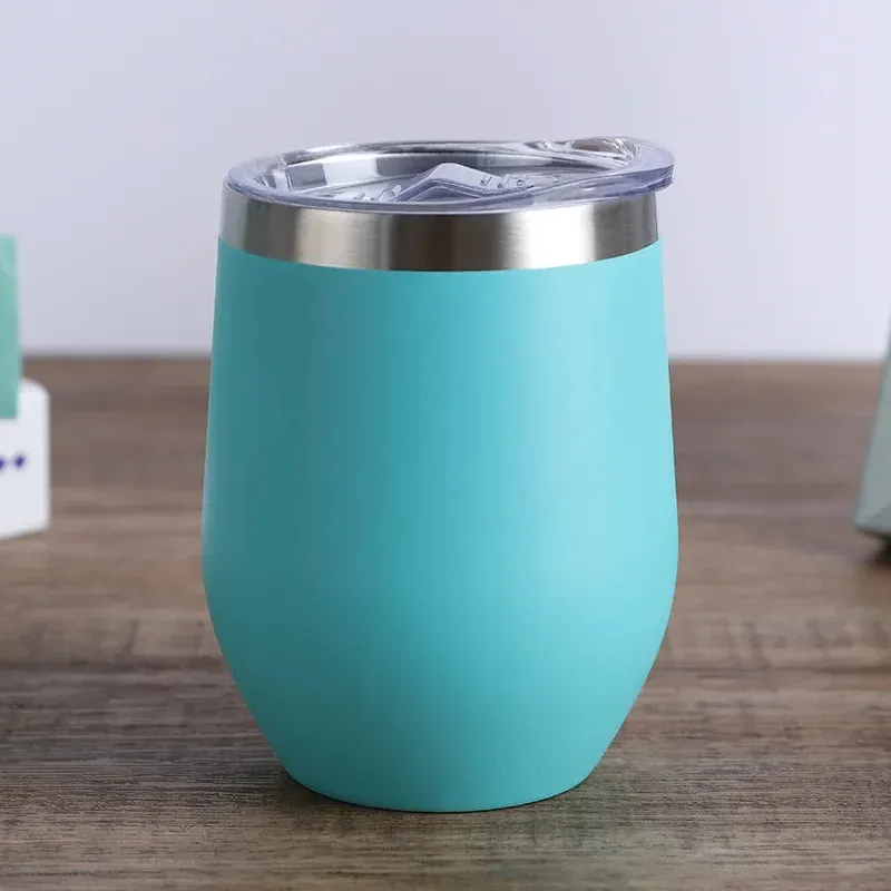 Eggshell Wine Glass Stainless Steel Thermos Bottle