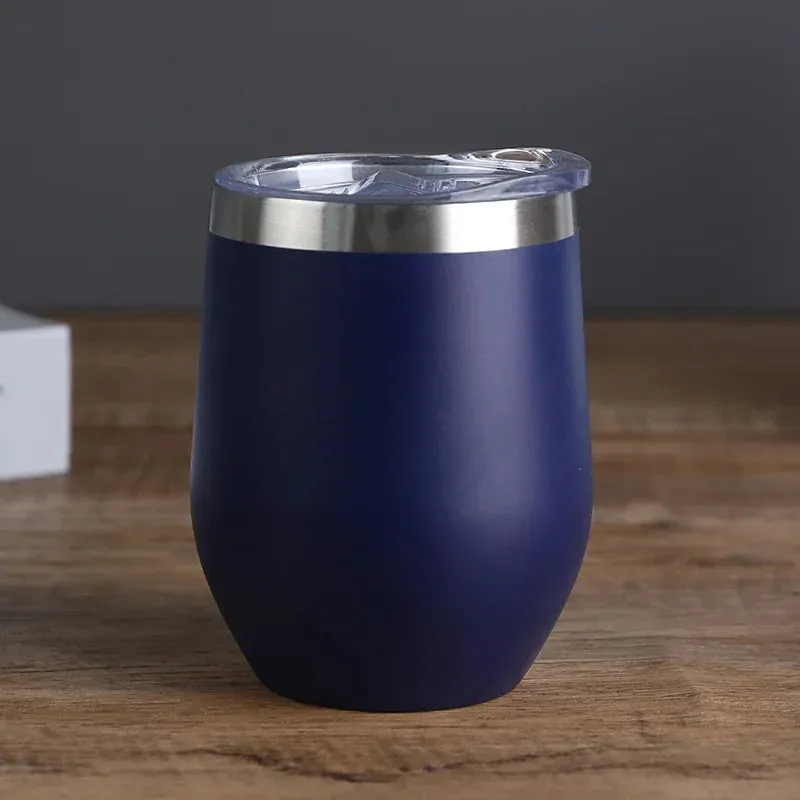 Eggshell Wine Glass Stainless Steel Thermos Bottle