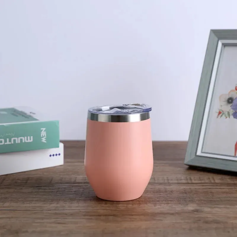 Eggshell Wine Glass Stainless Steel Thermos Bottle