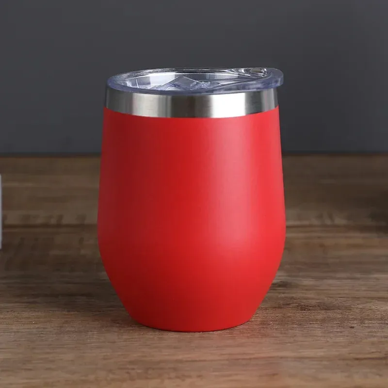 Eggshell Wine Glass Stainless Steel Thermos Bottle