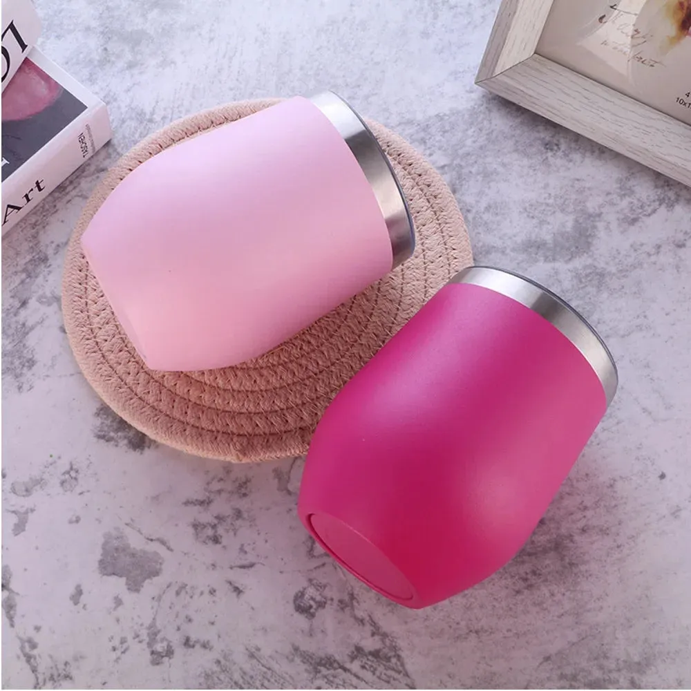 Eggshell Wine Glass Stainless Steel Thermos Bottle