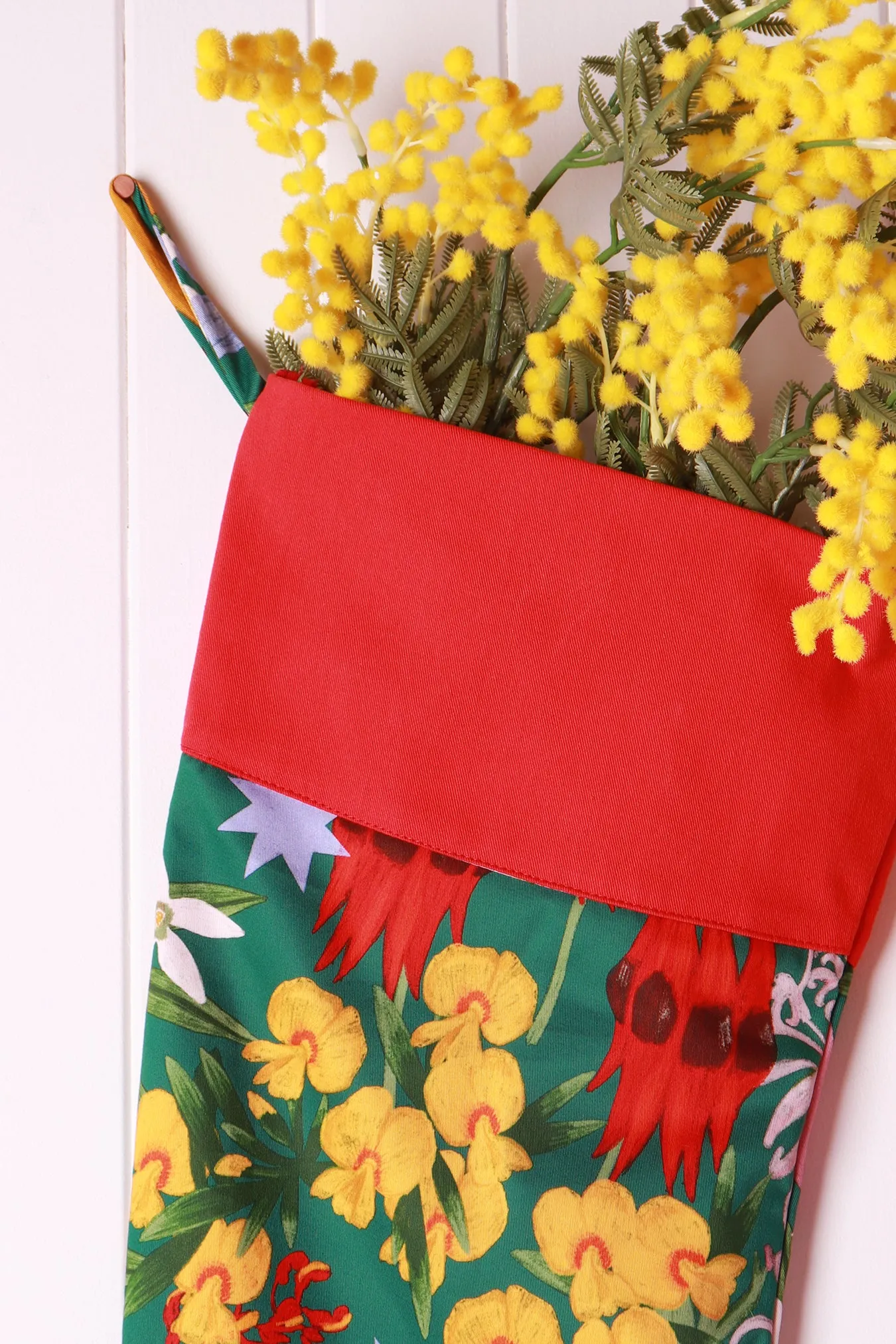 Festive Floral Stocking
