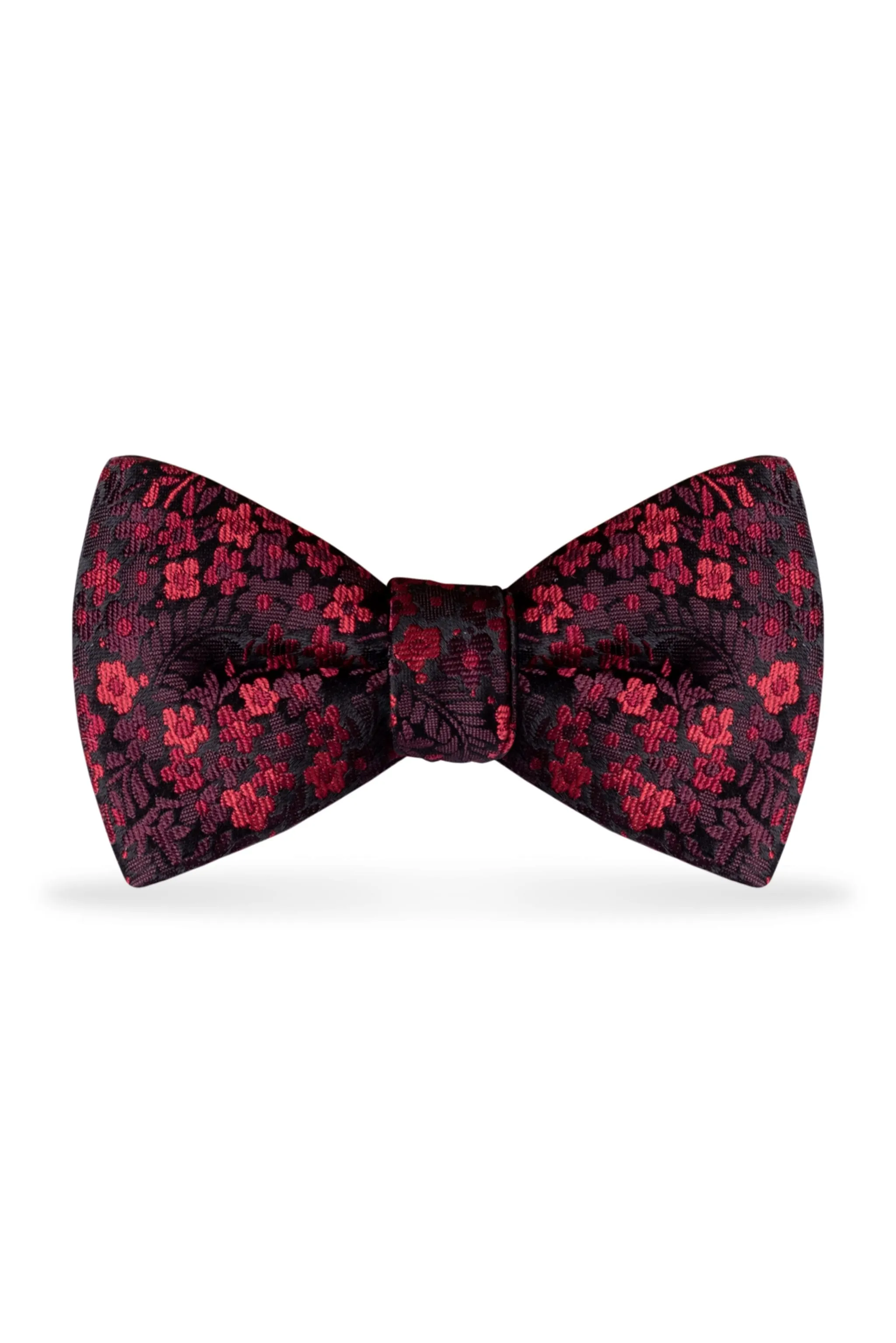 Floral Apple Red Bow Tie