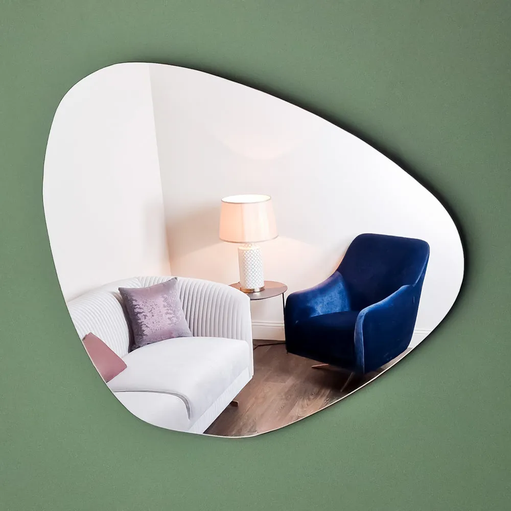 Frameless Cobble Mirror 109 X 94cm