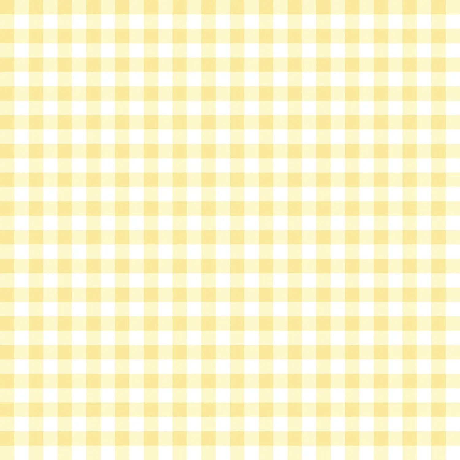 Gingham Weaves | 1/4" Gingham Check - Yellow | Yarn-Dyed Cotton