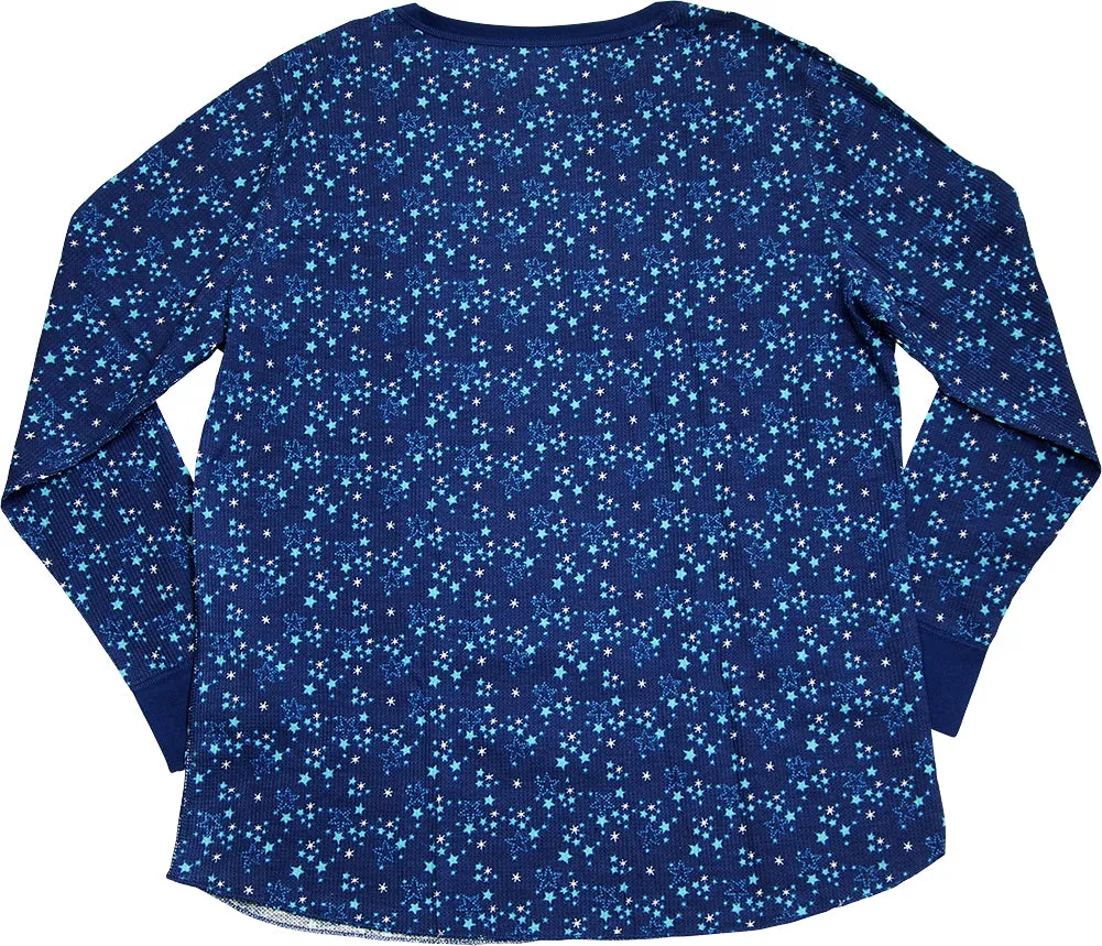 Hanes Women's X-Temp Thermal Underwear - Solids and Printed Long Sleeve Crew Top