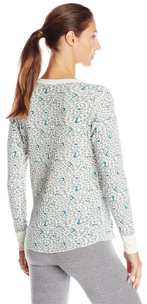 Hanes Women's X-Temp Thermal Underwear - Solids and Printed Long Sleeve Crew Top