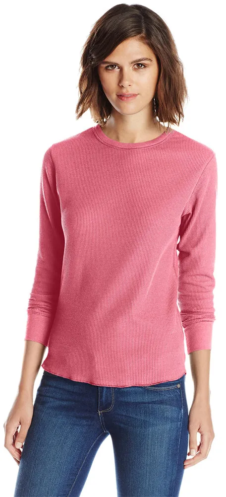 Hanes Women's X-Temp Thermal Underwear - Solids and Printed Long Sleeve Crew Top