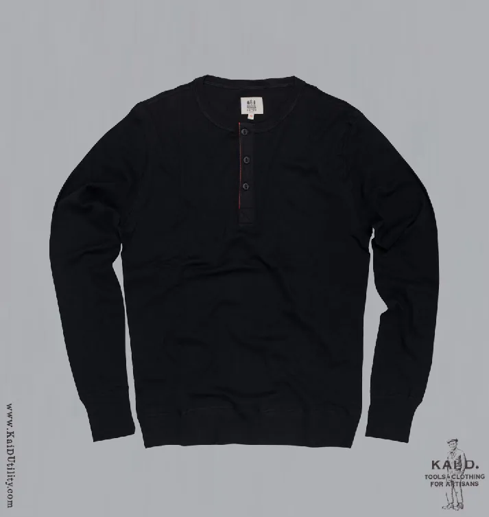 Henley Harri - Black - M, L