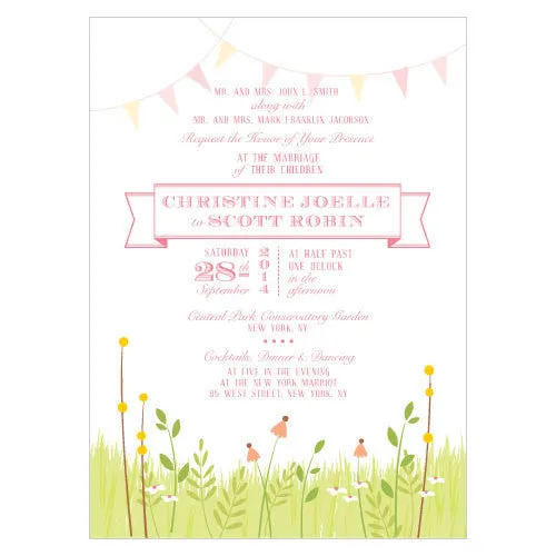 Homespun Charm Invitation Nature