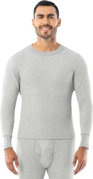 Indera Men's Traditional Waffle Thermal Underwear Long Sleeve Shirt