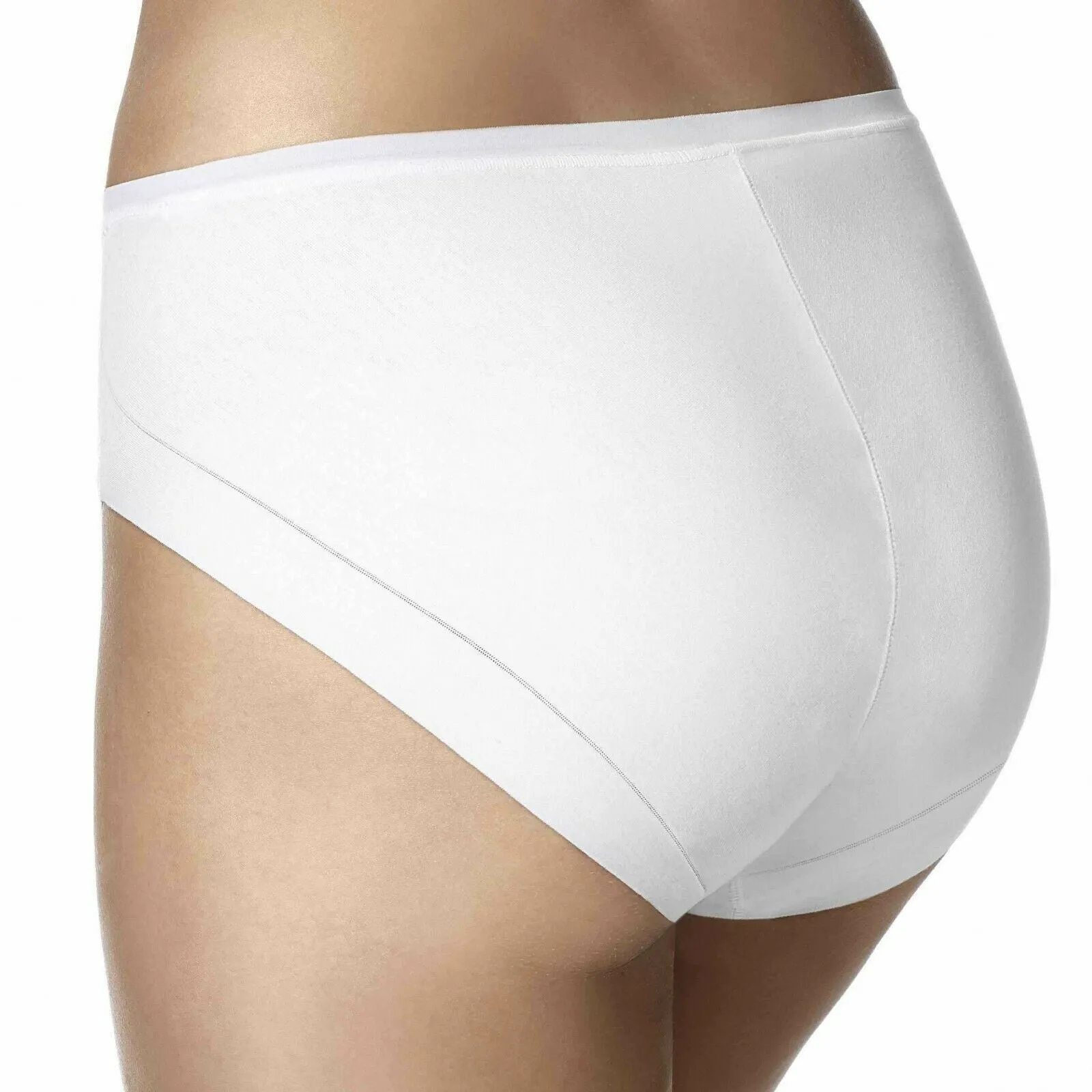 Janira Brislip Cotton Band Knickers In Black or Nude or White